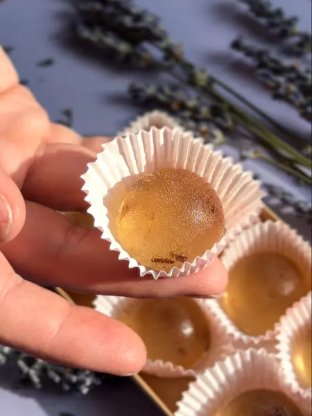 Мармелад цветочный Лаванда в крафтовой упаковке 100 г